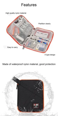 Elektronischer Reise-Organizer-Koffer – Intelligente Aufbewahrungslösung