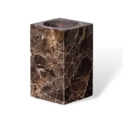 Emperador Dark Marble Bathroom Collection Sleek Luxury for Modern Spaces