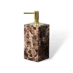 Emperador Dark Marble Bathroom Collection Sleek Luxury for Modern Spaces