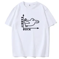 Ente Kaninchen Mathe T-Shirt - Lustiges Waage-Design
