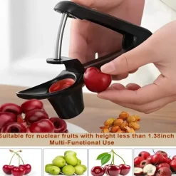 Entkerner für Kirschen und Oliven – Gerät zum einfachen Entfernen des Fruchtkerns