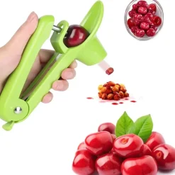 Entkerner für Kirschen und Oliven – Gerät zum einfachen Entfernen des Fruchtkerns