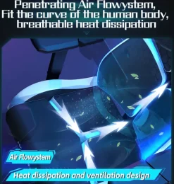 Ergonomic Gaming Chair - Adjustable 5D Pro-Gamer Seat