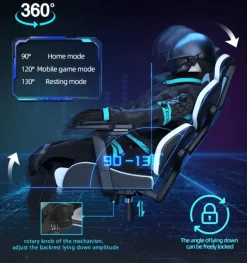 Ergonomic Gaming Chair - Adjustable 5D Pro-Gamer Seat