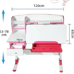 Ergonomic Kids Desk - Adjustable Smart Design for Comfortable Study