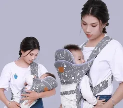 Ergonomische Babytrage – Bequemer Rucksack mit zwei Schultern