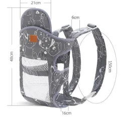 Ergonomische Babytrage – Bequemer Rucksack mit zwei Schultern