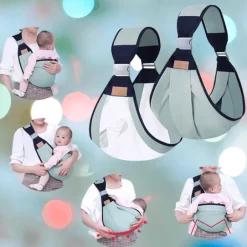 Ergonomische Babytrage – Bequemer Halt auf der Schulter