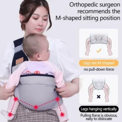 Ergonomische Babytrage – Bequemer Halt auf der Schulter