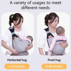 Ergonomische Babytrage – Bequemer Halt auf der Schulter