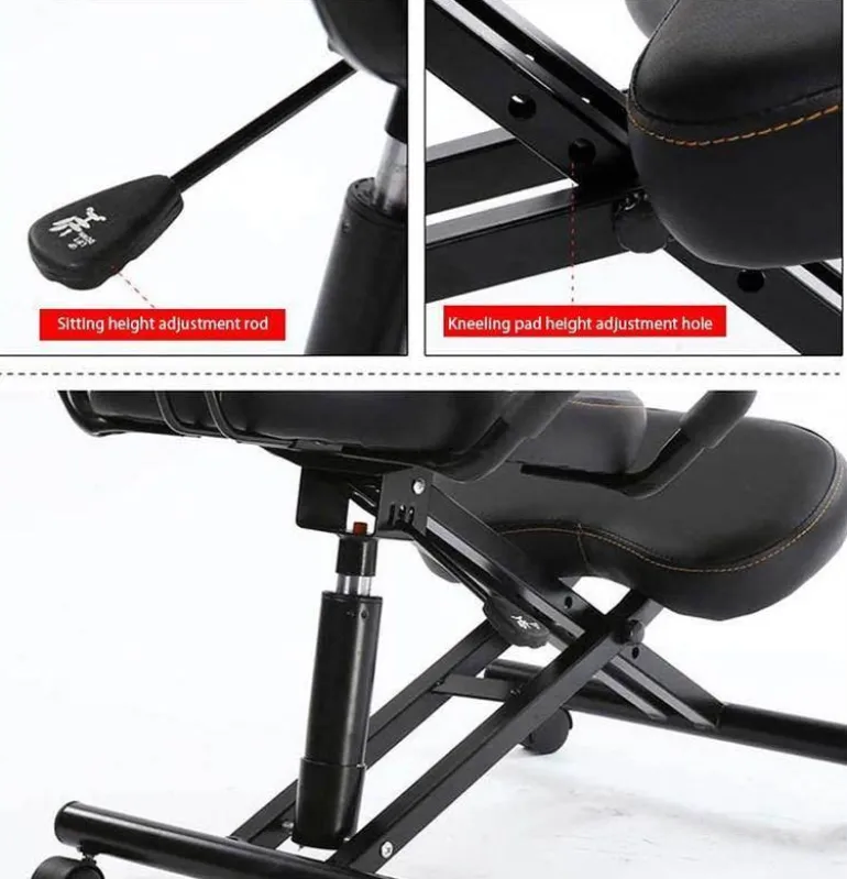 Ergonomischer Kniestützstuhl – Verstellbarer Komfortsitz