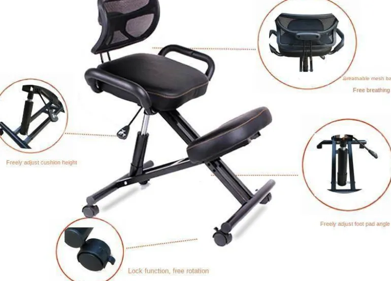 Ergonomischer Kniestützstuhl – Verstellbarer Komfortsitz