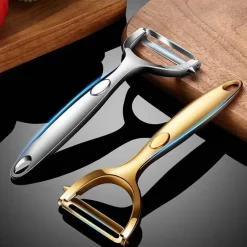 Ergonomischer Y-Schäler aus Edelstahl für Obst und Gemüse