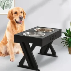 Erhöhter, verstellbarer Futternapf für Haustiere – Ständer für Hunde- und Katzennäpfe