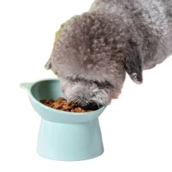 Erhöhter, verstellbarer Wassernapf für Haustiere – geneigter Futternapf für Hunde und Katzen