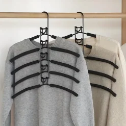 2er-Pack 5-stufige Metallbügel – Platzsparender, faltbarer Organizer