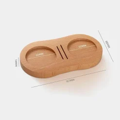 Espresso Tamper Station - Tamper-Zubehör mit Holzsockel