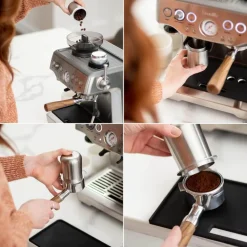 Espresso-Dosierbecher mit Abdeckung für Breville 54 mm Siebträger – Barista-Werkzeug