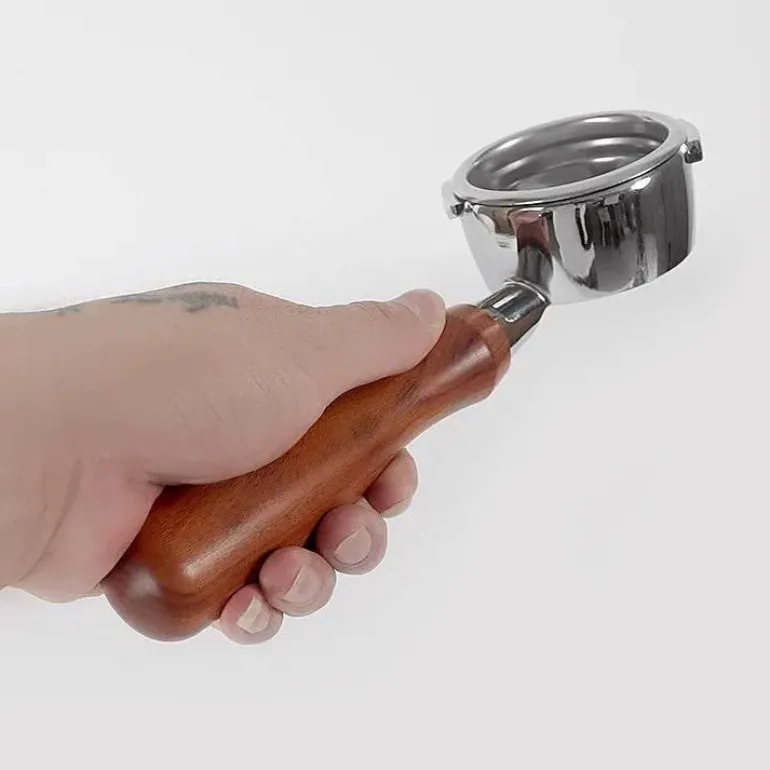 Espressofilterhalter - M10 Barista-Werkzeug mit Holzgriff
