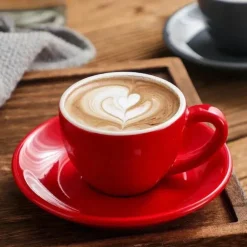 Espresso-Kaffeetassen-Set aus Keramik – Teetassen und Becher aus Keramik zum Frühstück