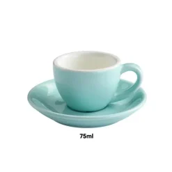 Espresso-Kaffeetassen-Set aus Keramik – Teetassen und Becher aus Keramik zum Frühstück