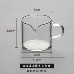 Espresso-Milchkännchen mit Holzgriff - Latte Art Pitcher