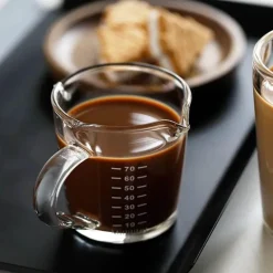 Espresso-Milchkännchen mit Holzgriff - Latte Art Pitcher