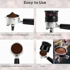 Espresso-Nivellierungswerkzeug - Kaffeenadelverteiler 51 x 35 mm