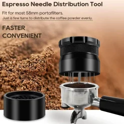 Espresso-Nivellierungswerkzeug - Kaffeenadelverteiler 51 x 35 mm