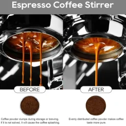 Espresso-Nivellierungswerkzeug - Kaffeenadelverteiler 51 x 35 mm