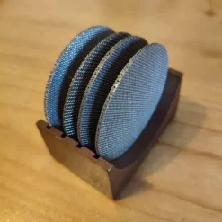 Espresso-Puck-Siebständer für 51–53 mm Siebträger, stilvoller Walnusshalter