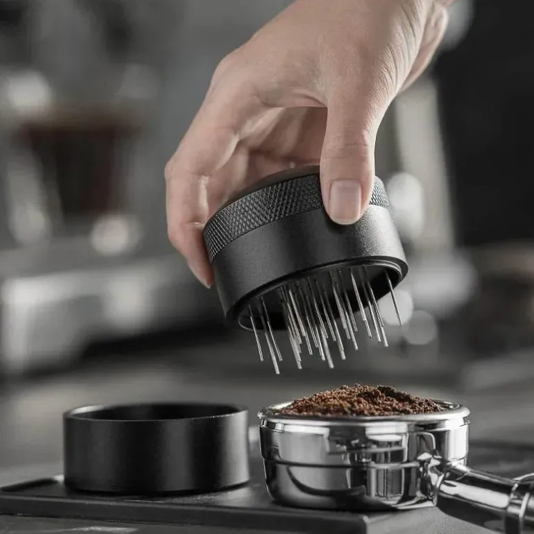 Espresso-Rührer aus Edelstahl, Kaffeeverteiler-Werkzeug für perfektes Brühen