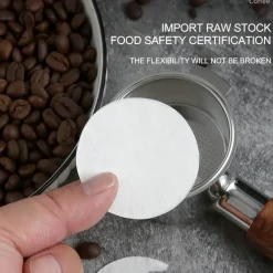 Espresso-Siebträger-Wasserfilterpapier – 100er-Packung zum Kaffeebrühen