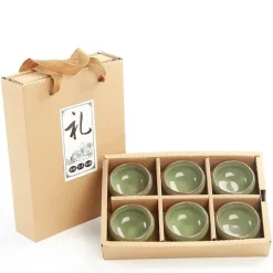 Espressotassen-Set aus Keramik – Eisknackende Kaffee- und Teetassen