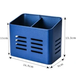 Essstäbchenhalter aus Edelstahl – Abtropfgestell mit 2 Gittern