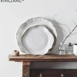 Essteller-Set aus Keramik – Hochwertige runde Teller für Zuhause und das Restaurant