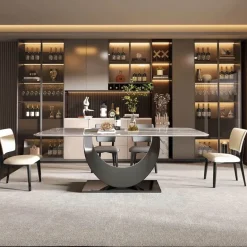 Esstisch Silvia aus Marmor – Moderne, elegante Möbel für schicke Essbereiche