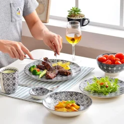 Euporie Porzellan-Geschirrset – Elegantes Tafelservice