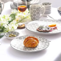 Euporie Porzellan-Geschirrset – Elegantes Tafelservice