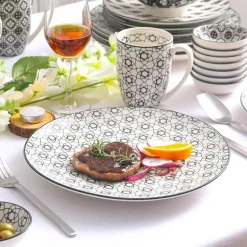 Euporie Porzellan-Geschirrset – Elegantes Tafelservice