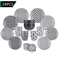 Euporie Porzellan-Geschirrset – Elegantes Tafelservice