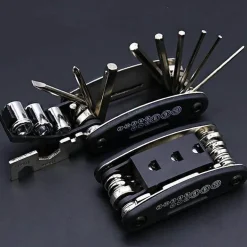 Fahrradreparaturwerkzeug 15-in-1 – Multifunktionales Taschen-Wartungsset