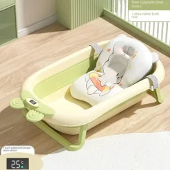 Faltbare Babybadewanne - Temperatursensoranzeige