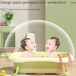 Faltbare Babybadewanne - Temperatursensoranzeige