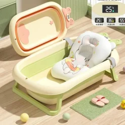 Faltbare Babybadewanne - Temperatursensoranzeige