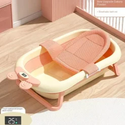 Faltbare Babybadewanne - Temperatursensoranzeige