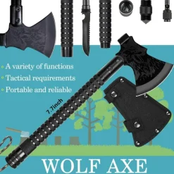 Faltbare Campingaxt – Multifunktionswerkzeug fürs Überleben