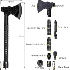 Faltbare Campingaxt – Multifunktionswerkzeug fürs Überleben
