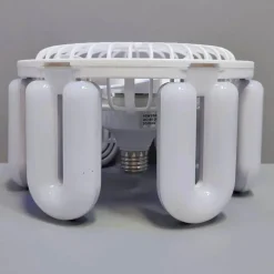 Faltbare Deckenventilatorlampe – Leise Leuchte mit Fernbedienung