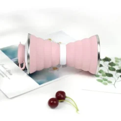 Faltbare Silikon-Wasserflasche – 500 ml Reiseflasche